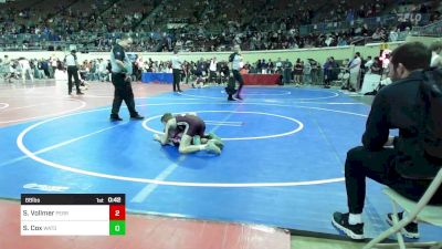 68 lbs Consi Of 8 #1 - Sawyer Vollmer, Perry Wrestling Club vs Sammy Cox, Watonga