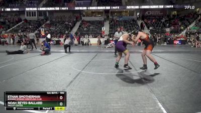 190 lbs Cons. Round 1 - Ethan Smotherman, Bonner Springs Wrestling Club vs Noah Reyes-Ballard, Valley Center