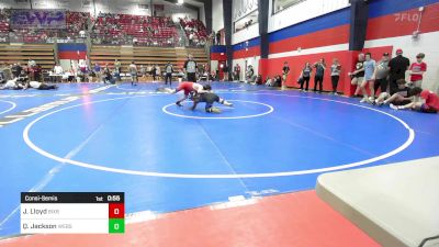 106 lbs Consolation - Josh Lloyd, Bixby Boys vs Quavy Jackson, Webster