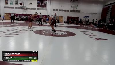 133 lbs Cons. Semi - Thomas Oswald, Augsburg vs Cade Willis, Augsburg