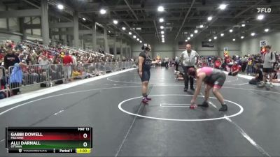 235 lbs Round 1 - Gabbi Dowell, Mulvane vs Alli Darnall, Ottawa