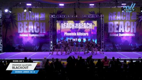 Phoenix Allstars - Blackout [2024 L2 Junior - D2 - B Day 2] 2024 ACDA Reach the Beach Cheer Grand Nationals
