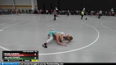 132 lbs Cons. Round 4 - William Schmitt, Victory School Of Wrestling vs Richie Clementi, Gladiators Academy Wrestling