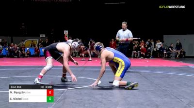 133 lbs Quarterfinal - Mason Pengilly, Stanford vs Sean Nickell, CSU-Bakersfield