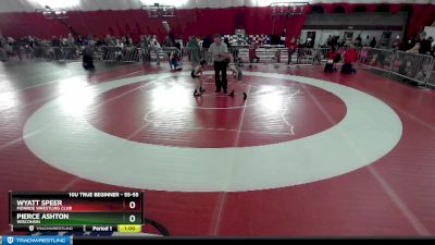 55-55 lbs Round 3 - Wyatt Speer, Monroe Wrestling Club vs Pierce Ashton, Wisconsin