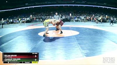 D4-285 lbs Cons. Round 2 - Rylan Kruse, Cass City HS vs Charles Walker, Bark River-Harris HS