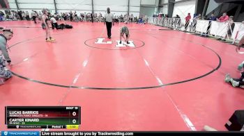 96 lbs Rd# 8- 12:30pm Saturday Final Pool - Carter Kinard, PA Gold vs Lucas Barrios, Minnesota Funky Singlets