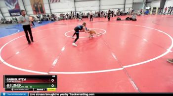 80 lbs Rd# 8- 12:30pm Saturday Final Pool - Jett Kline, Oklahoma Outlaws Red vs Gabriel Ryzyi, Team Michigan