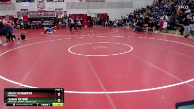 215 lbs Quarterfinal - Gavin Schaefer, Marshall vs Isaiah Renne, Atwater-Cosmos-Grove City