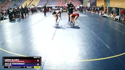 123 lbs Round 2 - Aspen Blasko, Victory School Of Wrestling vs Khylie Wainwright, Wartburg