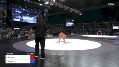 112 lbs 3rd Place - Gabriella Gomez, Illinois vs Lindsey Lopez, Colorado