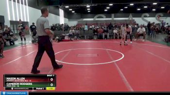 60 lbs Round 2 (8 Team) - Mason Allen, Dynasty Death Row (NJ) vs Cameron Rodgers, POWA (CO)