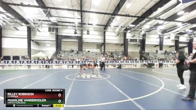 135 lbs Cons. Round 4 - Madgline Vandermolen, Lincoln (Lincoln) vs Rilley Robinson, La Grande