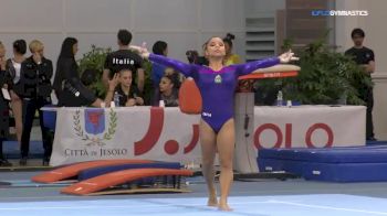 Flavia Saraiva Brazil - Floor, Senior - 2018 City of Jesolo Trophy