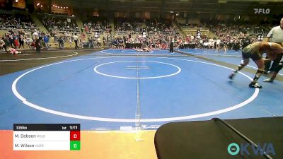 105 lbs Semifinal - Macy Dobson, Mojo Grappling Academy vs McKenna Wilson, Hurricane Wrestling Academy