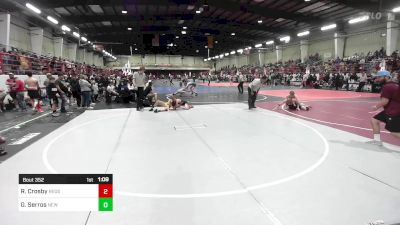 116 lbs Semifinal - Reese Crosby, Redskin Wrestling vs Gabriel Serros, New Mexico Bad Boyz