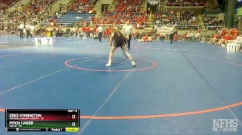 120 lbs Semis & 1st Wrestleback (8 Team) - Pitch Hager, Velva vs Zeke Symington, Pembina County North