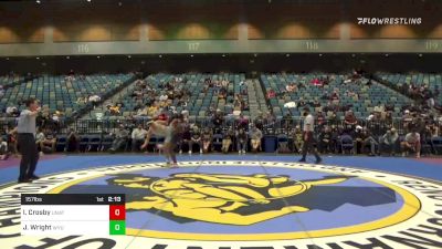 157 lbs Final - Isaiah Crosby, UNATT-Oregon State vs Jacob Wright, Wyoming