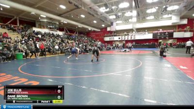 217 lbs Champ. Round 3 - Dane Brown, Del Norte High School vs Joe Ellis, Vintage High School