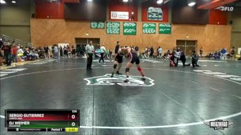 174 lbs Cons. Semi - DJ Weimer, Palomar vs Sergio Gutierrez, Santa Ana