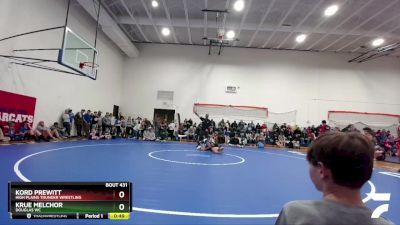 92 lbs Round 2 - Krue Melchor, Douglas WC vs Kord Prewitt, High Plains Thunder Wrestling