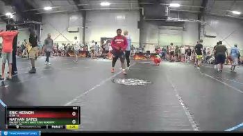 132 lbs Round 2 (4 Team) - Eric Hesnon, ICON vs Nathan Gates, Palmetto State Wrestling Academy Black