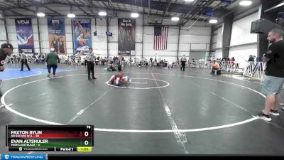 76 lbs Rd# 2 10:30am Friday - Paxton Bylin, No Escape W.A. vs Evan Altshuler, Maryland BLACK