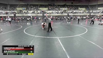 130 lbs Quarterfinal - Christopher Anderson, Team Nazar vs Bob Huntley, Mollitium Wrestling Club