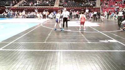 110 lbs Rr Rnd 3 - Roper Campbell, Collinsville Cardinal Youth Wrestling vs Ben Warner, Team Tulsa Wrestling Club