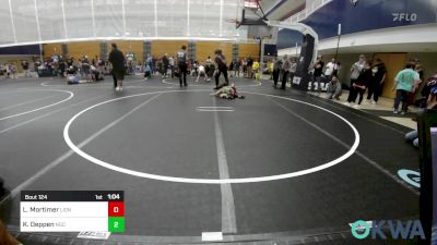 61 lbs Final - Lawson Mortimer, Lions Wrestling Academy vs Keb Deppen, Norman Grappling Club