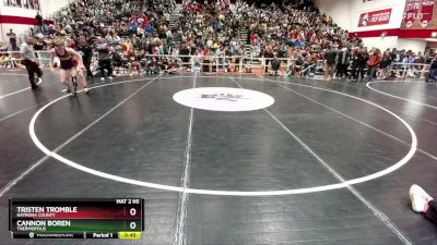 120 lbs Cons. Semi - Tristen Tromble, Natrona County vs Cannon Boren, Thermopolis