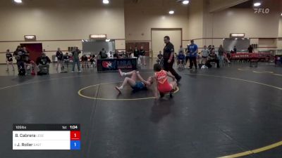 105 lbs Cons 16 #2 - Bertha Cabrera, Legends Of Gold Las Vegas vs Jadyn Roller, Eastside Wrestling Academy