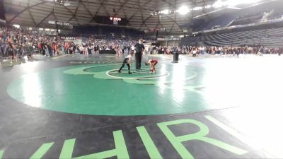 62 lbs Cons. Round 2 - Hank Rozeboom, Punisher Wrestling Company vs Romeo Vela, Moses Lake Wrestling Club