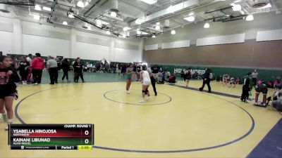 120 lbs Champ. Round 1 - Kainani Libunao, Aliso Niguel vs YSABELLA HINOJOSA, Northview