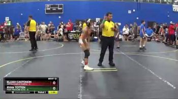 85 lbs Round 4 (6 Team) - Elijah Castonon, Untouchables Purple vs Ryan Totten, Peer Pressure Elite