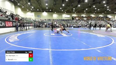 170 lbs Semifinal - Will Harmon, JWC vs Larry Borelli, Vasky Bros