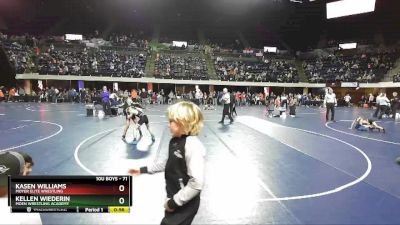 71 lbs Quarterfinal - Kellen Wiederin, Moen Wrestling Academy vs Kasen Williams, Moyer Elite Wrestling