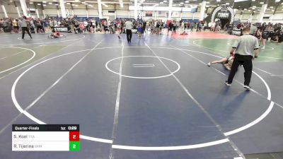 101 lbs Quarterfinal - Skylar Kool, Titans Wrestling vs Rhyan Tijerina, Grindhouse WC