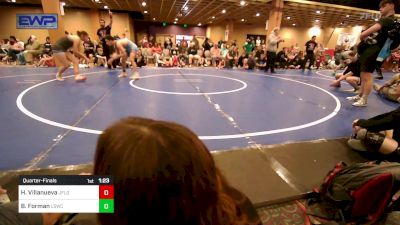 150 lbs Quarterfinal - Hailey Villanueva, Jflo Trained vs Brayden Forman, Lafayette Scrappers