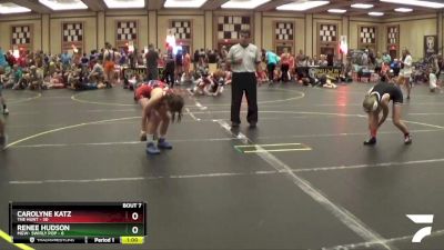 108 lbs Round 3 (6 Team) - Carolyne Katz, The Hunt vs Renee Hudson, MGW- Swirly Pop