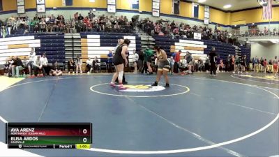 170 lbs. Cons. Round 3 - Elisa Ardos, Cassville vs Ava Arenz, Northwest (Cedar Hill)