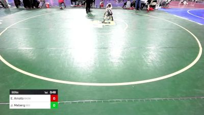 60 lbs Consi Of 16 #1 - Enzo Amato, Badwc vs Jackson Meberg, Red Nose