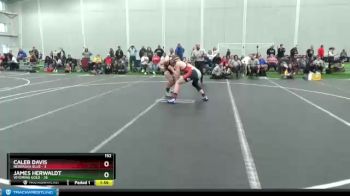 152 lbs Round 1 (4 Team) - Caleb Davis, Nebraska Blue vs James Herwaldt, Wyoming Gold