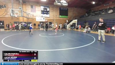 108 lbs Round 2 - Lucas Nevins, Fighting Squirrels vs Calvin Purcell, East Idaho Elite