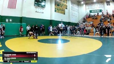 106 lbs Cons. Round 4 - Rj Gallegos, Los Osos vs Eugene Choi, Cypress