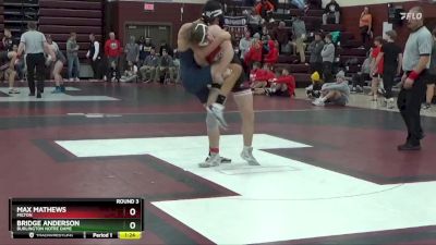 165 lbs Round 3 - Max Mathews, Milton vs Bridge Anderson, Burlington Notre Dame