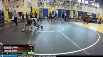 120 lbs Round 1 (8 Team) - Christian Iguina, Black & Blue vs David De Armas, Maximum Performance