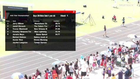 Youth Boys' 200m, Semi-Finals 2 - Age 9