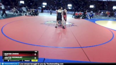 138 lbs Champ. Round 2 - Ashton Rodriguez, Moses Lake vs Hunter Owens, Yelm