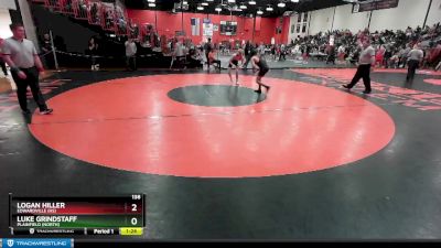 138 lbs Cons. Round 4 - Logan Hiller, EDWARDVILLE (HS) vs Luke Grindstaff, Plainfield (NORTH)